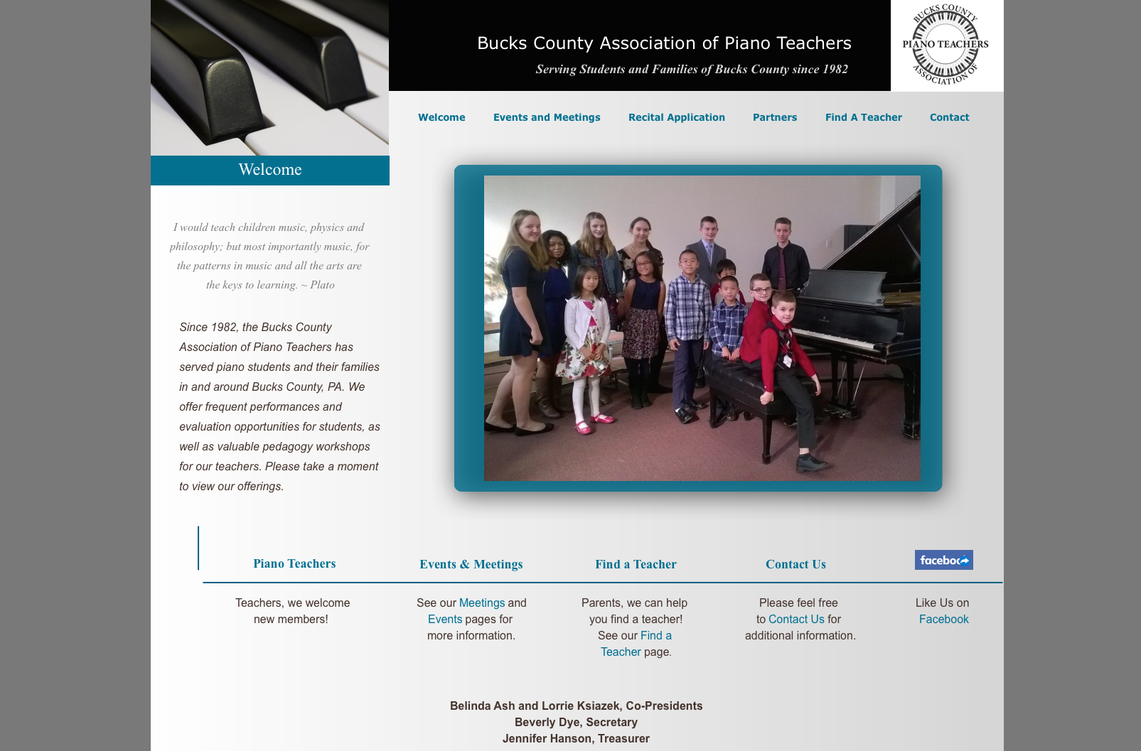Bucks County Piano Teachers